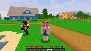 MỀU HẸN HÒ CÙNG REDHOOD VÀ BỊ CHỊ PANDA TROLL TRONG MINECRAFT_1 NGÀY REDHOOD BÍ