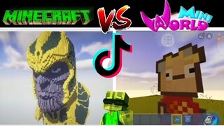 Tik Tok Minecraft Vs Tik Tok Mini World Bạn Chọn... ?