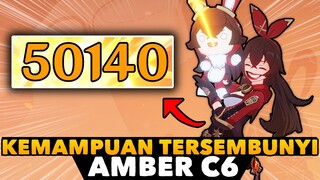 Kemampuan TERSEMBUNYI AMBER C6 - Build Amber Genshin Impact