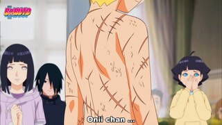 Himawari cried seeing Boruto almost die for saving Naruto