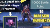 How To Convert Battle Point Into Rare Fragment Full Guide By AK Dyrroth #rareskinfragment #akdyrroth