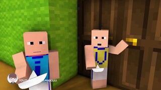 Upin & Ipin Air Kolah, Air Laut 2 (Minecraft Animation)