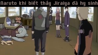 Naruto khi biết thầy Jiraiya hy sinh