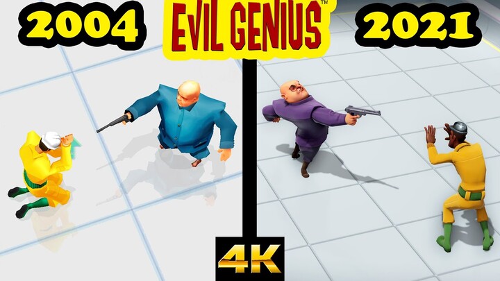 Evolution of Evil Genius games (2004-2021)