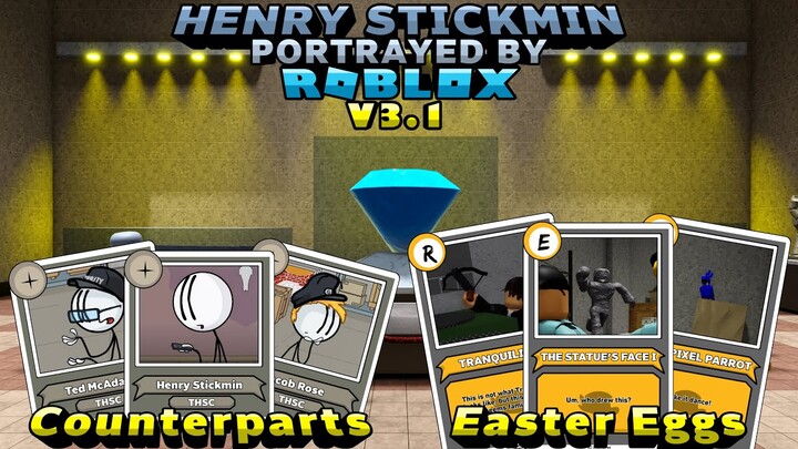 References, Secrets, and Counterpart Bios | Henry Stickmin Portrayed by Roblox V3.1