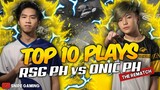 [REMATCH] RSG PH vs ONIC PH Top 10 Plays Of The Game | MPL-PH Season 8 Week 7