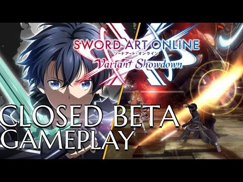 Cara Download game Mobile Sword Art Online Variant Showdown Closet Beta Test Android/Ios Gameplay