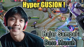 GUSION MEMBANTAI SAMPAI BASE MUSUH TAPI AKHIRNYA? | Mobile Legends