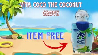 AKU MENDAPATKAN ITEM GRATIS MAIN GAME INI || GAMEPLAY VITA COCO THE COCONUT GROVE - ROBLOX INDONESIA