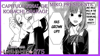 IINO PRESIDENTA DEL CONSEJO | FINAL DE OSARAGI | KAGUYA-SAMA 275 RESUMEN (SPOILER)