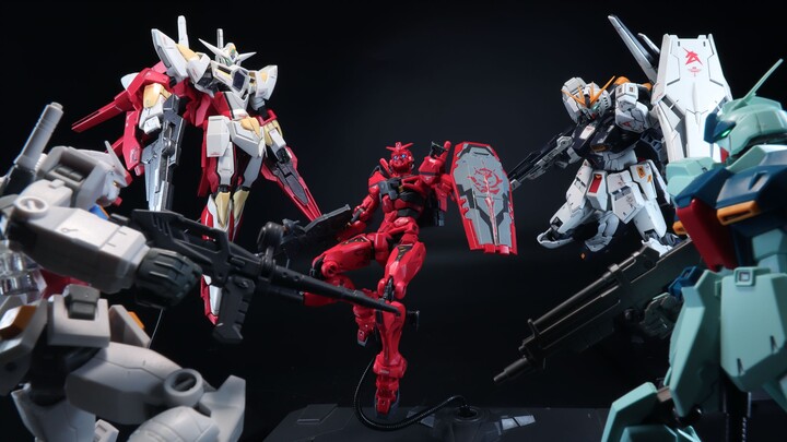 [Gundam Posture Tutorial/Red Gundam] Humanoid Combat Weapons
