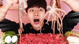 MUKBANG | 꿈틀꿈틀 산낙지 + 육회 탕탕이 먹방🐙Wow! Raw Octopus+Raw Beef Sashimi  Korean ASMR 후니 Hoony Eatingsound