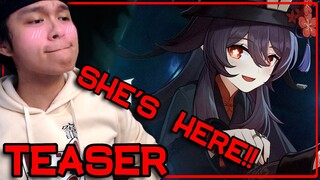 HU TAO'S HERE!! | Character Teaser - "Hu Tao: Scared Yet?" Reaction