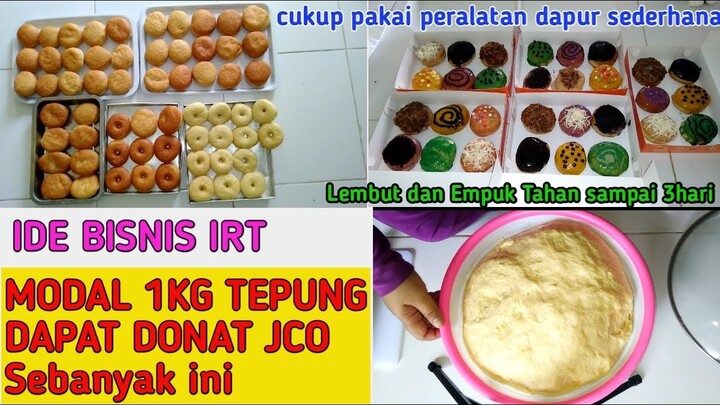 IDE BISNIS | RESEP DONAT JCO ala Rumahan UNTUK JUALAN EMPUK DAN LEMBUT BERHARI HARI how to make