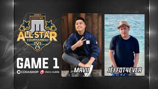 MRVii vs Jeffqt4ever Just ML 1v1 Allstar Tournament Game 1 (BO3) | Mobile Legends