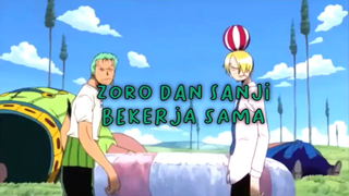 Epic! Zoro Bekerja Sama Dengan Sanji