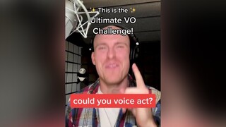 Tag someone who should be a voiceactor 🎙✨ vochallenge actingchallenge