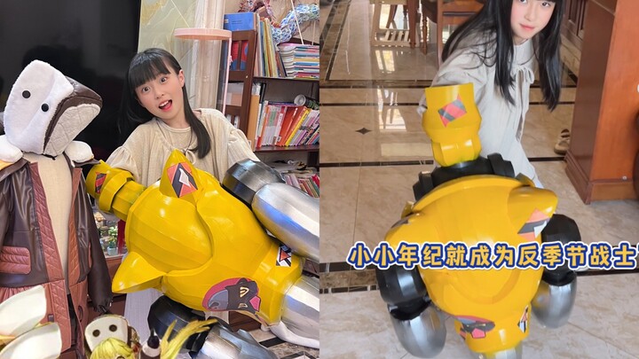 Mở hộp đạo cụ khổng lồ của cô bé coser 9 tuổi?! Đó chính là đại nhân Hook đen tuyền～