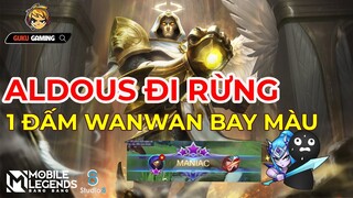 Mobile Legends: Bang Bang | META MỚI THỬ CHƠI ALDOUS ĐI RỪNG - 1 ĐẤM WANWAN BAY MÀU