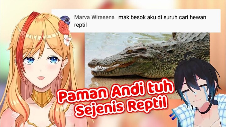 "Paman Andi Adalah Sejenis Reptil" Kata Mama Nia | Nia Redalion