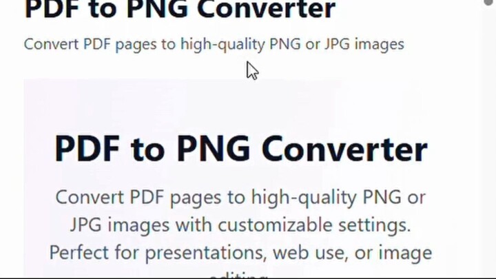 PDF to PNG Converter