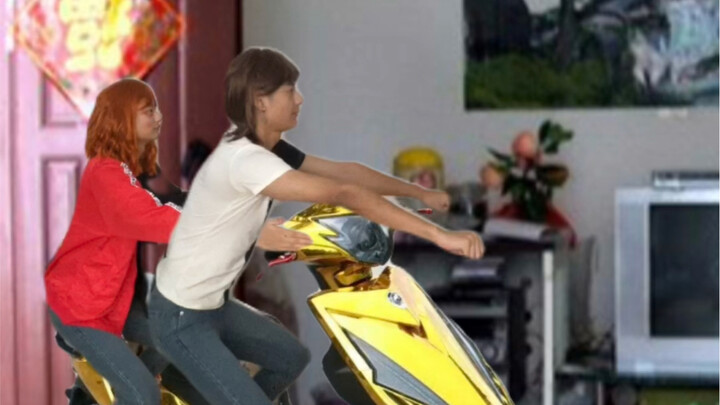 When the cool guy brings his partner home for the New Year