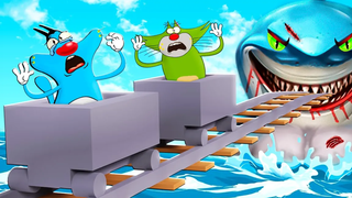 Roblox Cart Ride Into The Dangerous Shark กับแจ็ค Rock Indian Gamer