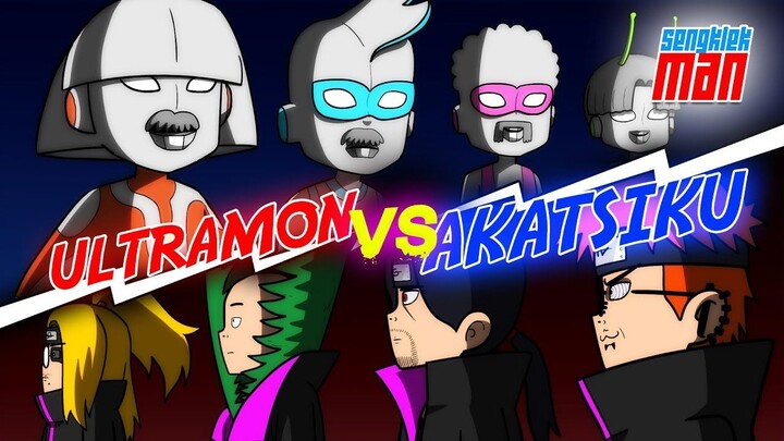 ASAL USUL AKATSUKI DAN ULTRAMAN BERTENGKAR - kartun lucu sengklekman