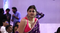 Hebah Patel Latest Stunning Looks In Saree @ Ala Ninnu Cheri Pre Release Event -