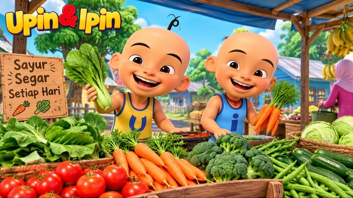 Upin & Ipin - Berdagang Sayur (Full Episode)