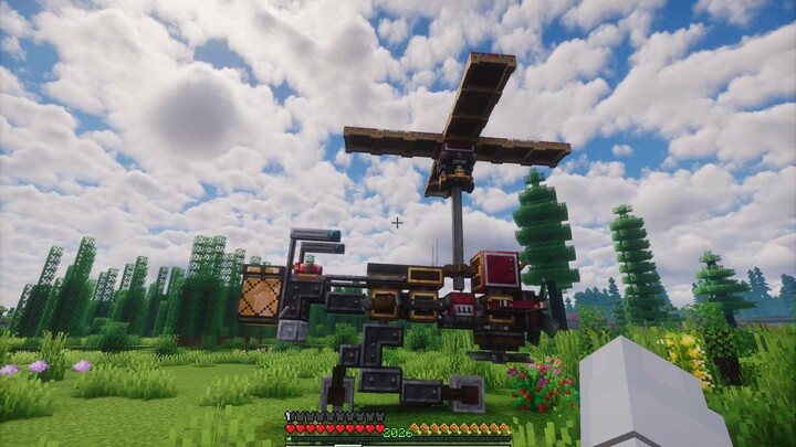 In Minecraft, they’ve recreated Guangtou Qiang’s flying bike (survival‑ready)