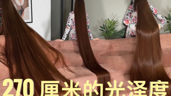 Elsa of Europe has been growing her hair her entire life.