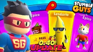 🔥😱New Update 0.40 In Stumble Guys | News Skin,News Emotes,New Pass | Stumble Guys🔥🤯