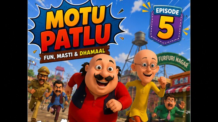 Motu Patlu Episode 5 ke liye ye caption acha rahega 😄👇“Motu Patlu are back with a brand-new advent