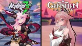 So sánh Yae Miko Genshin Impact VS Yae Sakura Honkai Impact 3 - Cười méo ngậm được mồm