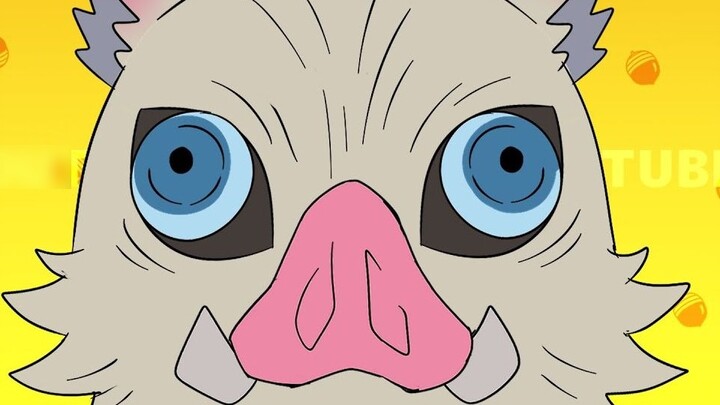 Inosuke's actions are really too cute~~