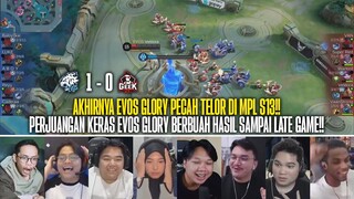 AKHIRNYA EVOS GLORY PECAH TELUR DI MPL S13!! REAKSI STREAMER EVOS GLORY 1-0 GEEK FAM MPL ID S13!!