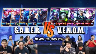 S.A.B.E.R. VERSUS V.E.N.O.M - LOSER SHAVES THEIR HEAD - ME AND THE BOYS #15 MOBILE LEGENDS