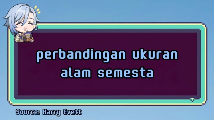 Perbandingan Ukuran Alam Semesta 3D