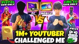 Free Fire 3m+ Youtuber Challenged Me 😡 For New Airpods Pro 🤩🎧 I Lost ? 😭 - Garena Free Fire