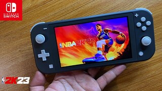 NBA 2K23 Nintendo Switch Lite Gameplay