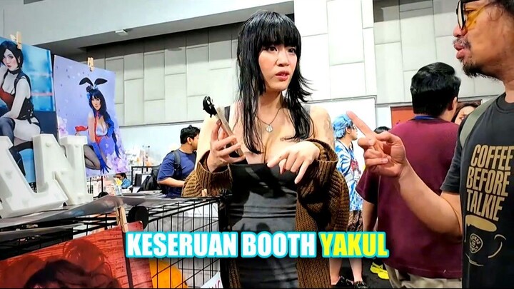 Keseruan Booth Yakul