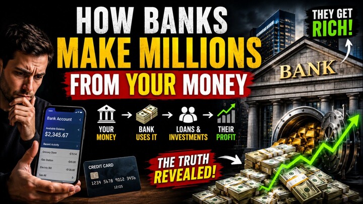 💥How Bank Make Million From Your Money 🤑#MoneyDecoded #PersonalFinance #Finance #Banking #Money
