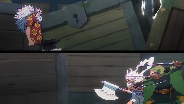 Scopper Gaban vs Gear 5 Luffy & Zoro Was INSANE🤯 「AMV One Piece Elbaf 」4K 60 Fps