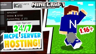 How To Make Your Own MCPE Server For FREE! | 24/7 Server Hosting For Minecraft PE 1.16+