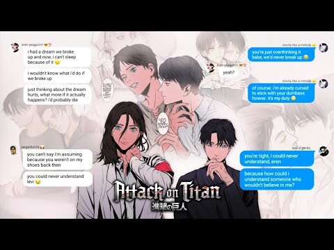 ereri broke up (for real this time) | levi got caught cheating? or eren just got tired of LDR? [aot]