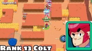 Isaah Gaming - Brawl Star - BATTLE ROYALE Rank 13 Colt!!!