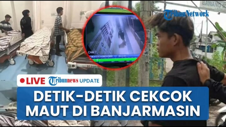 🔴LIVE: Detik-detik CCTV Cekcok Maut 3 Pemuda di SMPN 35 Banjarmasin, Polisi Temukan Plastik Isi Lem