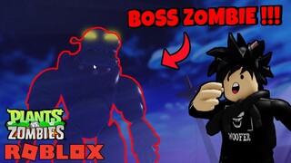 BOSS ZOMBIE TERBESAR SAMPAI SATU PLANET !!! - PLANTS VS UNDEAD TYCOON - roblox gameplay indonesia