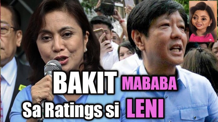 LENI ROBREDO DALAWANG RASON BAKIT MABABA SA RATINGS SI VP LENI